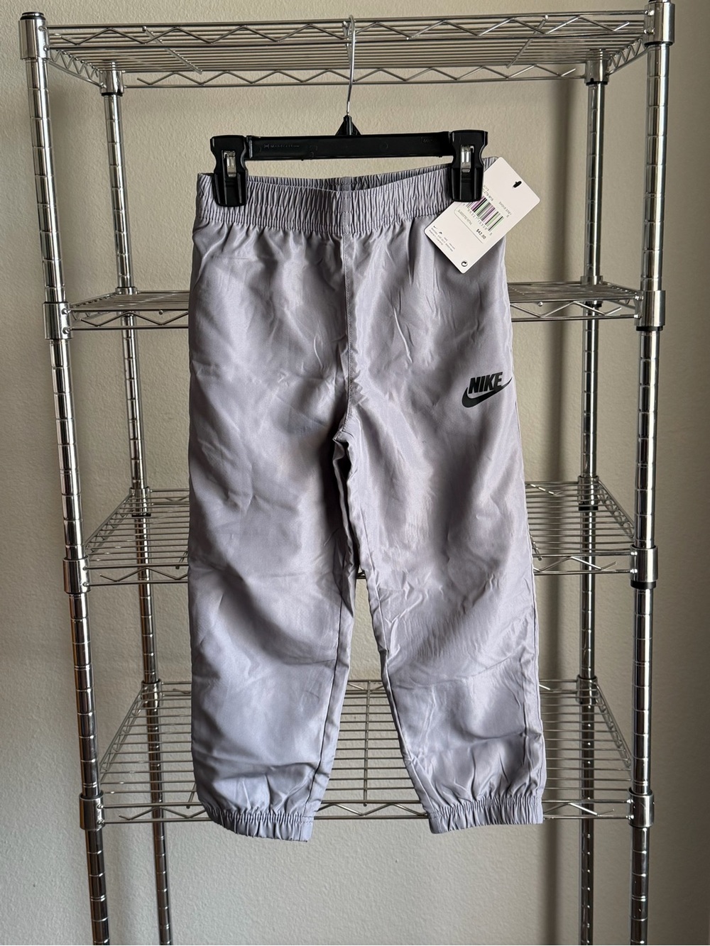 Nike Kids Light Gray Windbreaker Joggers